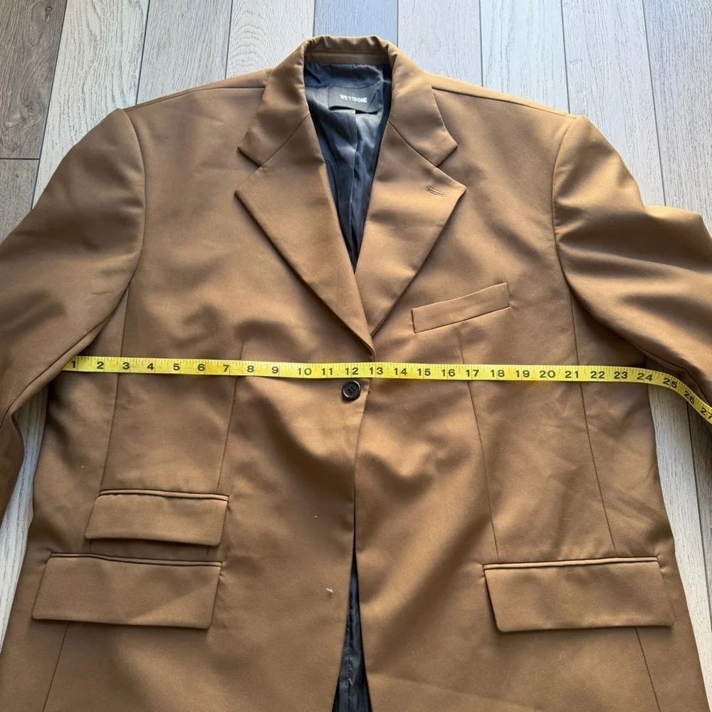 Men's We11done Tan Blazer Suit